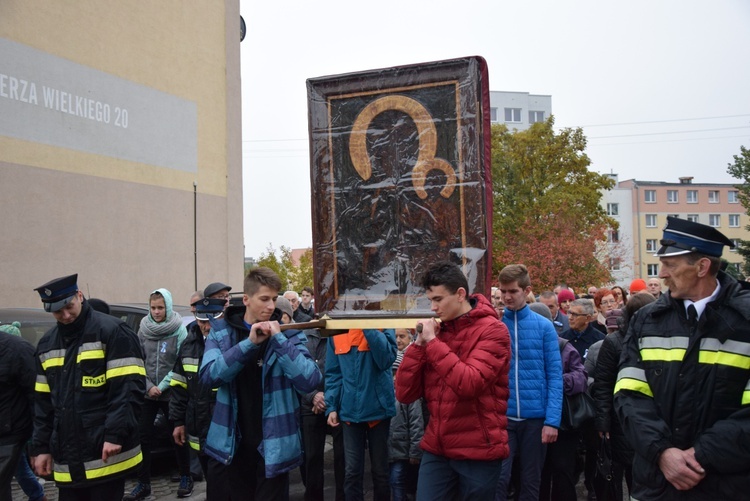 Powitanie ikony MB Częstochowskiej na Sójczym Wzgórzu