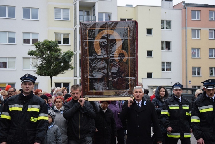 Powitanie ikony MB Częstochowskiej na Sójczym Wzgórzu