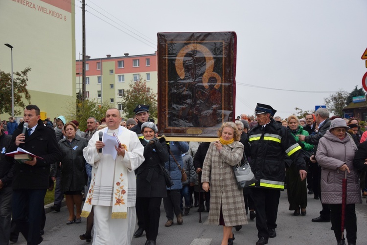 Powitanie ikony MB Częstochowskiej na Sójczym Wzgórzu