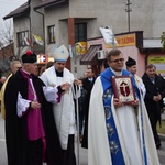 Powitanie ikony MB Częstochowskiej na Sójczym Wzgórzu