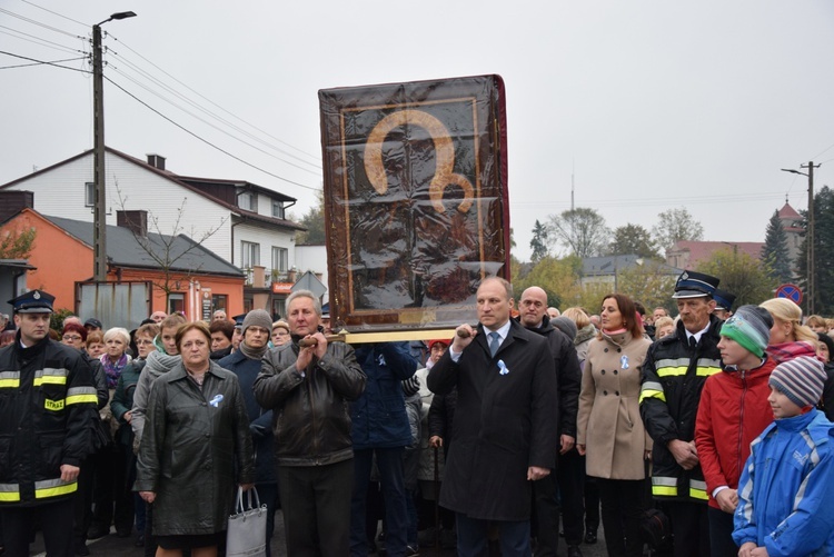 Powitanie ikony MB Częstochowskiej na Sójczym Wzgórzu