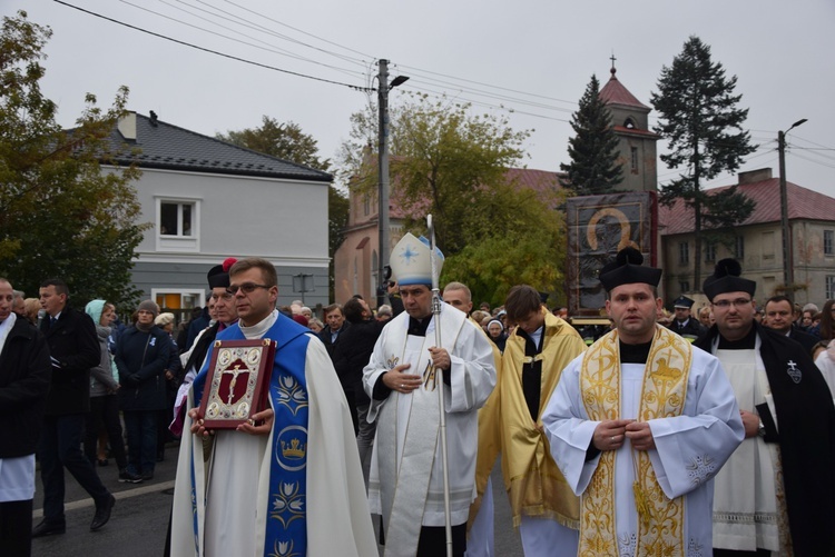 Powitanie ikony MB Częstochowskiej na Sójczym Wzgórzu