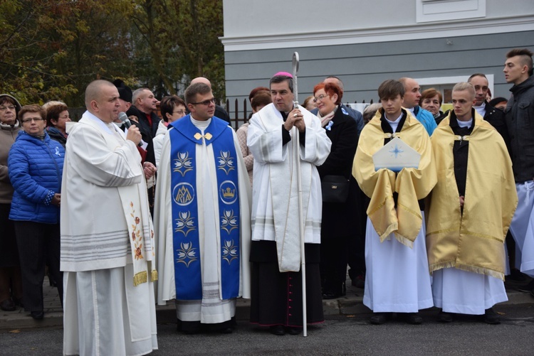 Powitanie ikony MB Częstochowskiej na Sójczym Wzgórzu