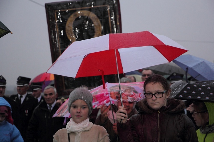 Powitanie ikony MB Częstochowskiej w Stachlewie