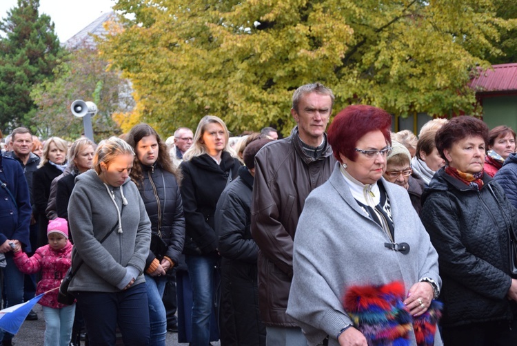 Powitanie ikony MB Częstochowskiej w Lipcach Reymontowskich