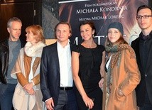 Premiera filmu „Matteo” w warszawskim kinie Wisła w 2014 r. Trzeci od lewej reżyser Michał Kondrat.