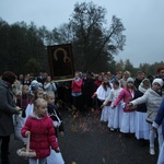 Powitanie ikony MB Częstochowskiej w Słupi