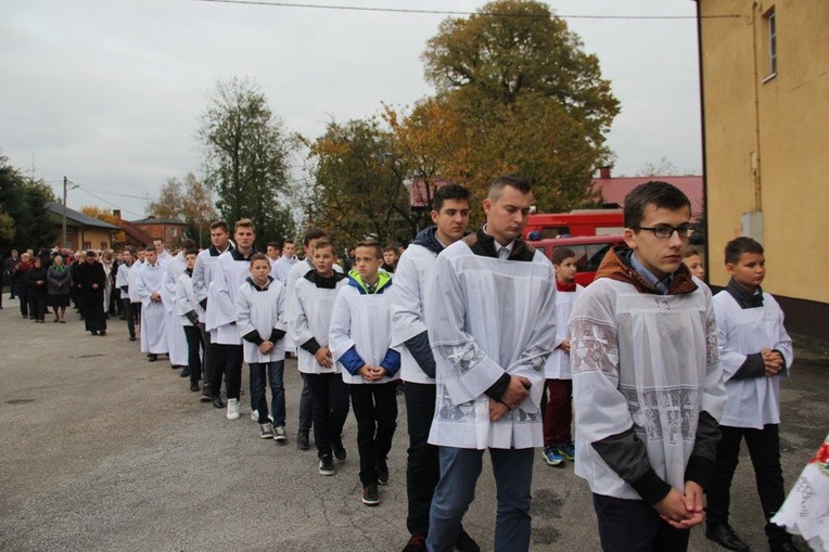 Powitanie ikony MB Częstochowskiej w Janisławicach