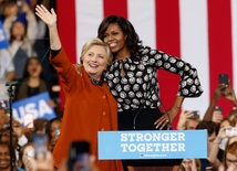 Michelle Obama i Hillary Clinton po raz pierwszy razem w kampanii