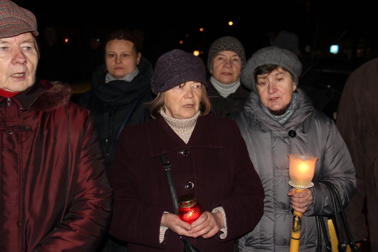 Powitanie ikony MB Częstochowskiej w parafii św. Stanisława w Skierniewicach