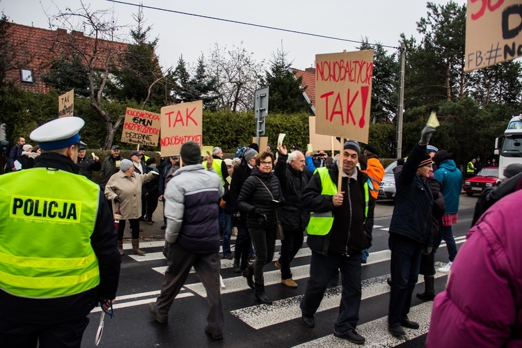 Blokada ulicy Bałtyckiej