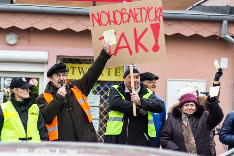 Blokada ulicy Bałtyckiej