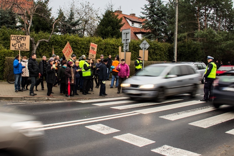 Blokada ulicy Bałtyckiej