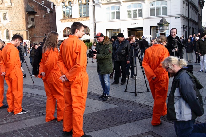 Flash mob w obronie prześladowanych chrześcijan 2016