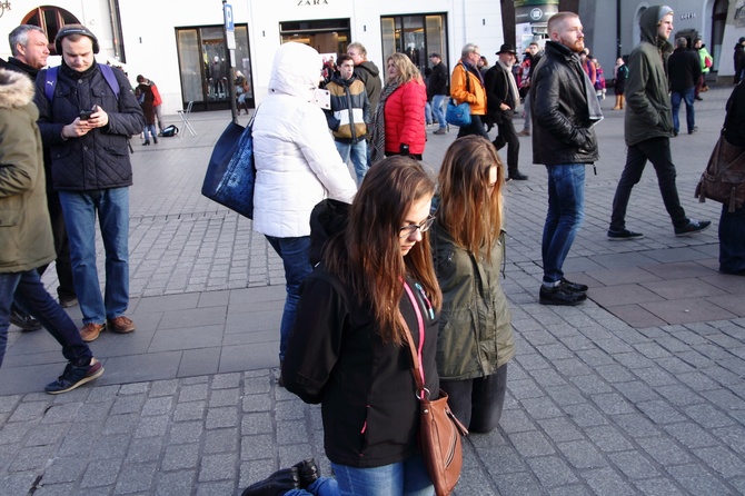 Flash mob w obronie prześladowanych chrześcijan 2016