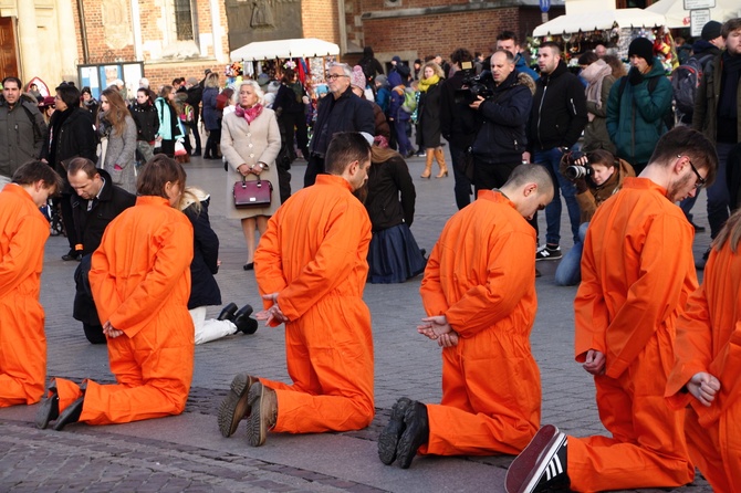 Flash mob w obronie prześladowanych chrześcijan 2016