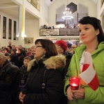 Powitanie ikony MB Częstochowskiej w parafii Miłosierdzia Bożego w Skierniewicach