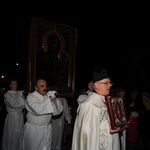 Powitanie ikony MB Częstochowskiej w parafii Miłosierdzia Bożego w Skierniewicach