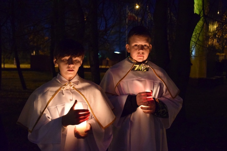 Powitanie ikony MB Częstochowskiej w parafii Najświętszego Serca Pana Jezusa w Skierniewicach