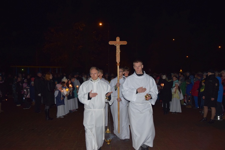 Powitanie ikony MB Częstochowskiej w parafii Najświętszego Serca Pana Jezusa w Skierniewicach