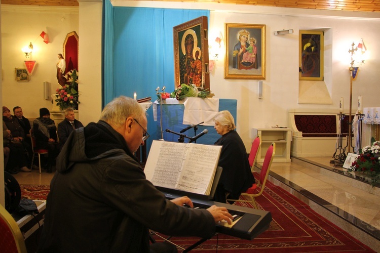 Powitanie ikony MB Częstochowskiej w parafii Grzymkowice-Byki