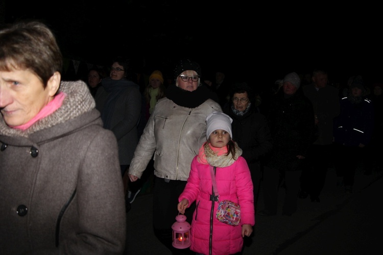 Powitanie ikony MB Częstochowskiej w parafii Grzymkowice-Byki