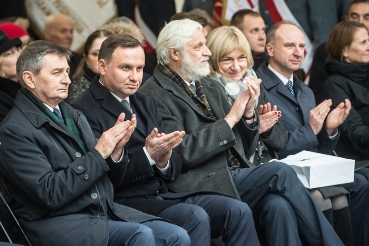 Wmurowanie kamienia węgielnego pod Muzeum Piłsudskiego