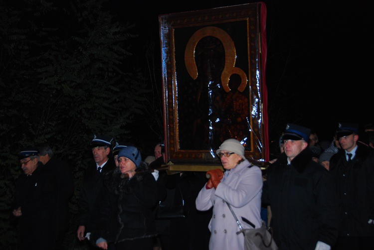 Powitanie ikony MB Częstochowskiej w Babsku