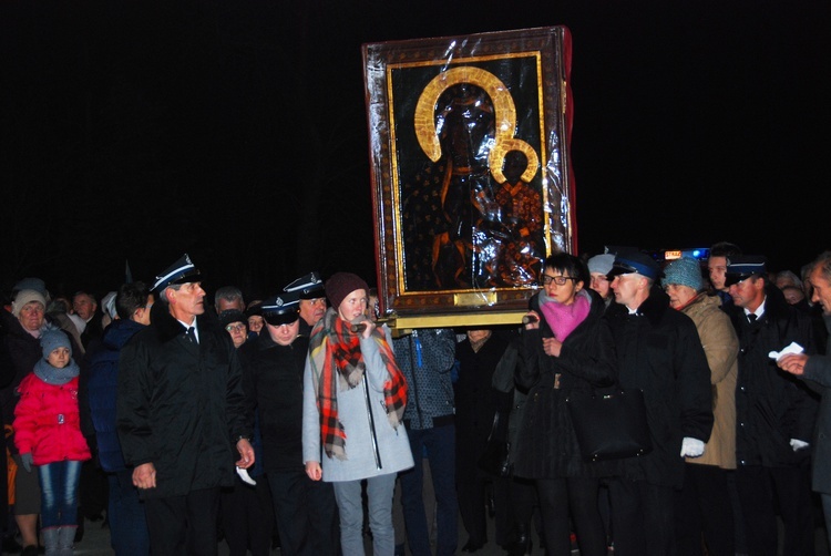 Powitanie ikony MB Częstochowskiej w Babsku