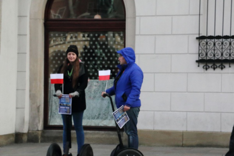 Pochód patriotyczny Kraków 11 listopada 2016