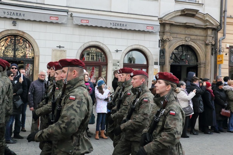 Pochód patriotyczny Kraków 11 listopada 2016