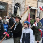 Pochód patriotyczny Kraków 11 listopada 2016