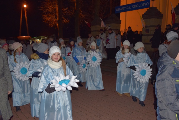 Powitanie ikony MB Częstochowskiej w Regnowie