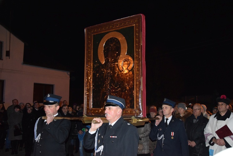 Powitanie ikony MB Częstochowskiej w Wilkowie