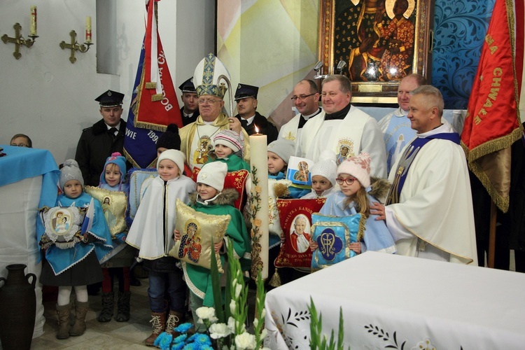 Powitanie ikony MB Częstochowskiej w Szczukach