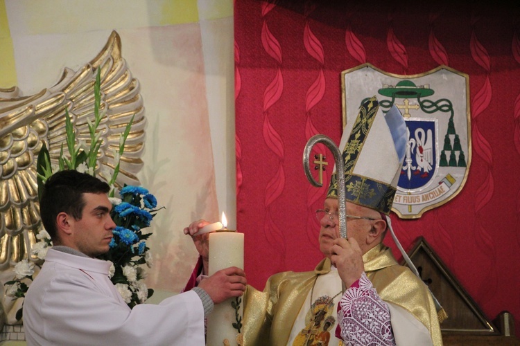 Powitanie ikony MB Częstochowskiej w Szczukach