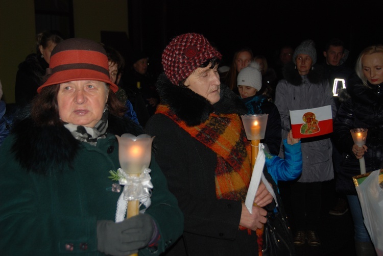 Powitanie ikony MB Częstochowskiej w Sadkowicach