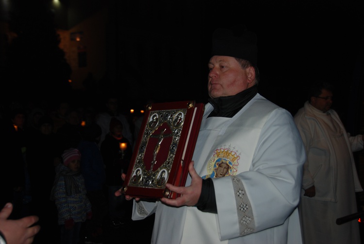 Powitanie ikony MB Częstochowskiej w Sadkowicach