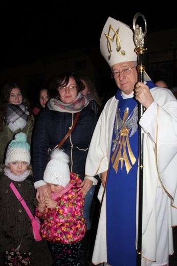 Powitanie ikony MB Częstochowskiej w Sadkowicach