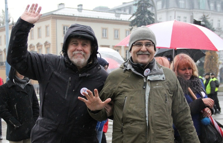 Manifestacja nauczycieli