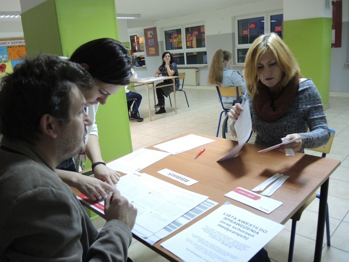 Gimnazjaliści i bank dawców szpiku