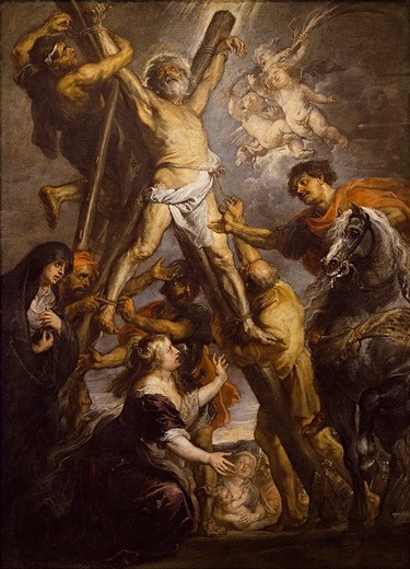 Peter Paul Rubens "Męczeństwo św. Andrzeja" olej na płótnie, 1638–1639 kaplica Fundacji Carlos de Amberes, Madryt