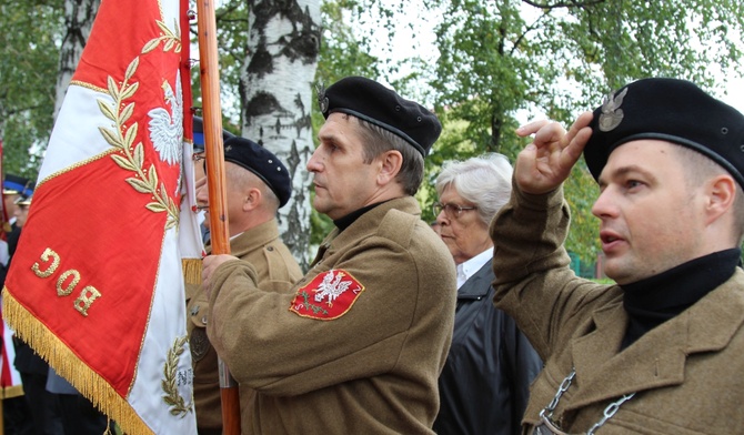 Uroczystości 70. rocznicy śmierci partyzantów "Bartka" w Żywcu we wrześniu 2016 r.