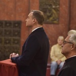 Prezydent Andrzej Duda w piekarskiej bazylice