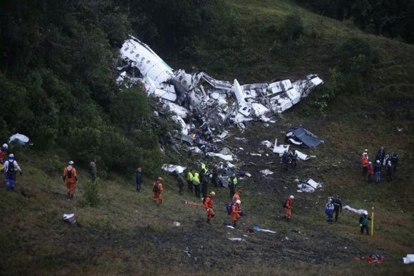 Zginęło 19 piłkarzy. Koniec pięknego snu Chapecoense