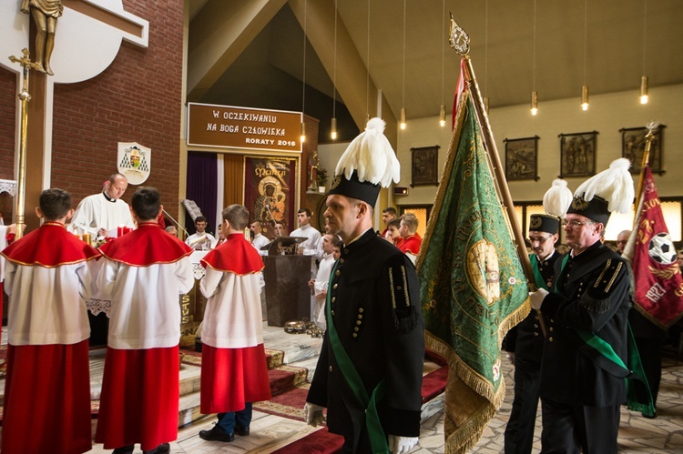 Pobłogosławienie groty św. Barbary w Gołkowicach