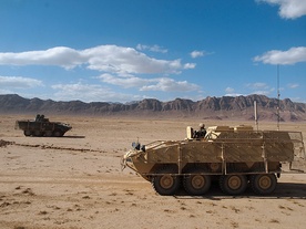 Transporter opancerzony Rosomak znakomicie sprawdził się w Iraku i Afganistanie.