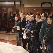 Wspólnota Mężczyzn  na męskich Roratach  w kościele św. Barbary