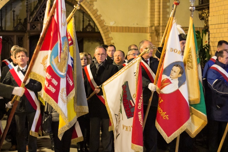 Poświęcenie sztandaru Solidarności