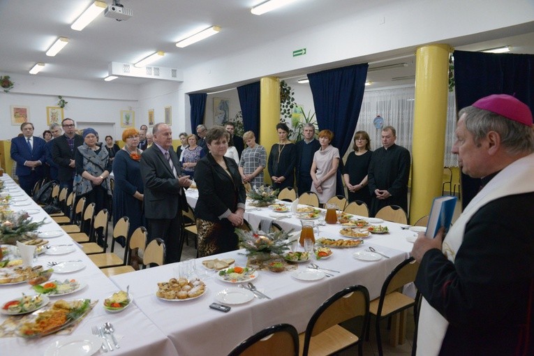 Życzenia i podziękowania składa bp Henryk Tomasik